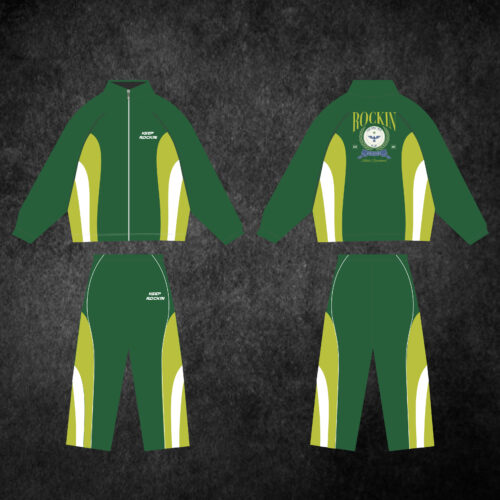 KR Tracksuit - Green And Yellow