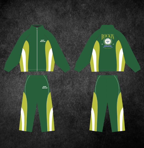 KR Tracksuit - Green And Yellow