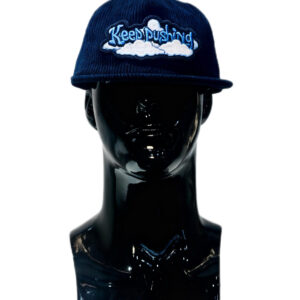 KR "Keep Pushing" Corduroy Hat (Black)