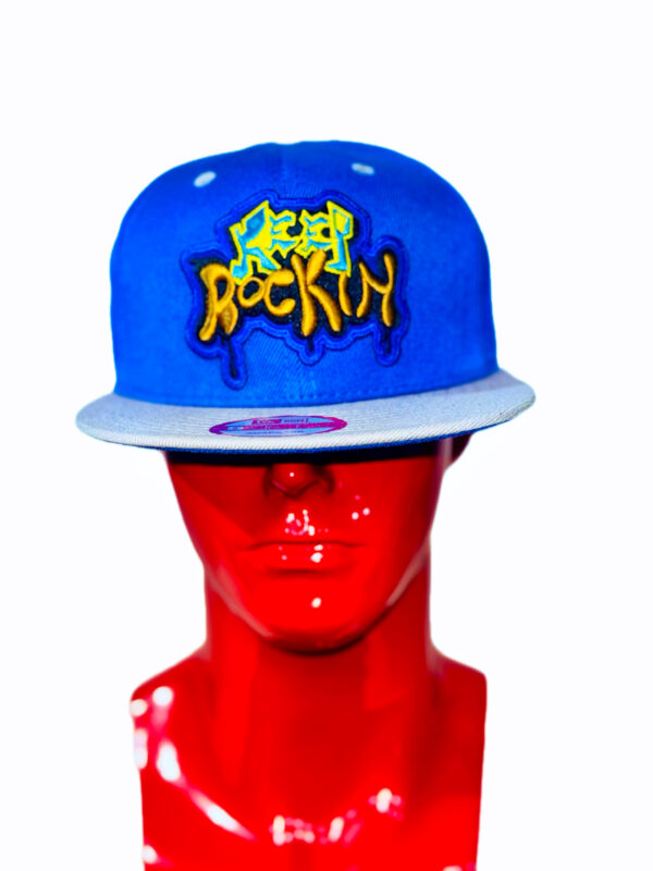 KR  embroidered Snapback (Blue)