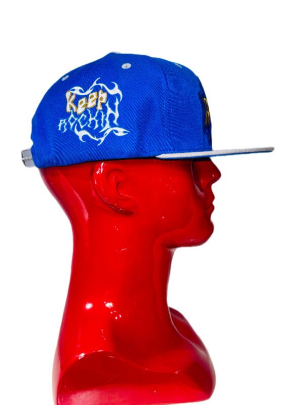 KR  embroidered Snapback (Blue)