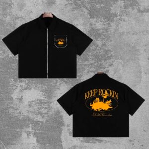 KR 'Island' Zip-up T-Shirt